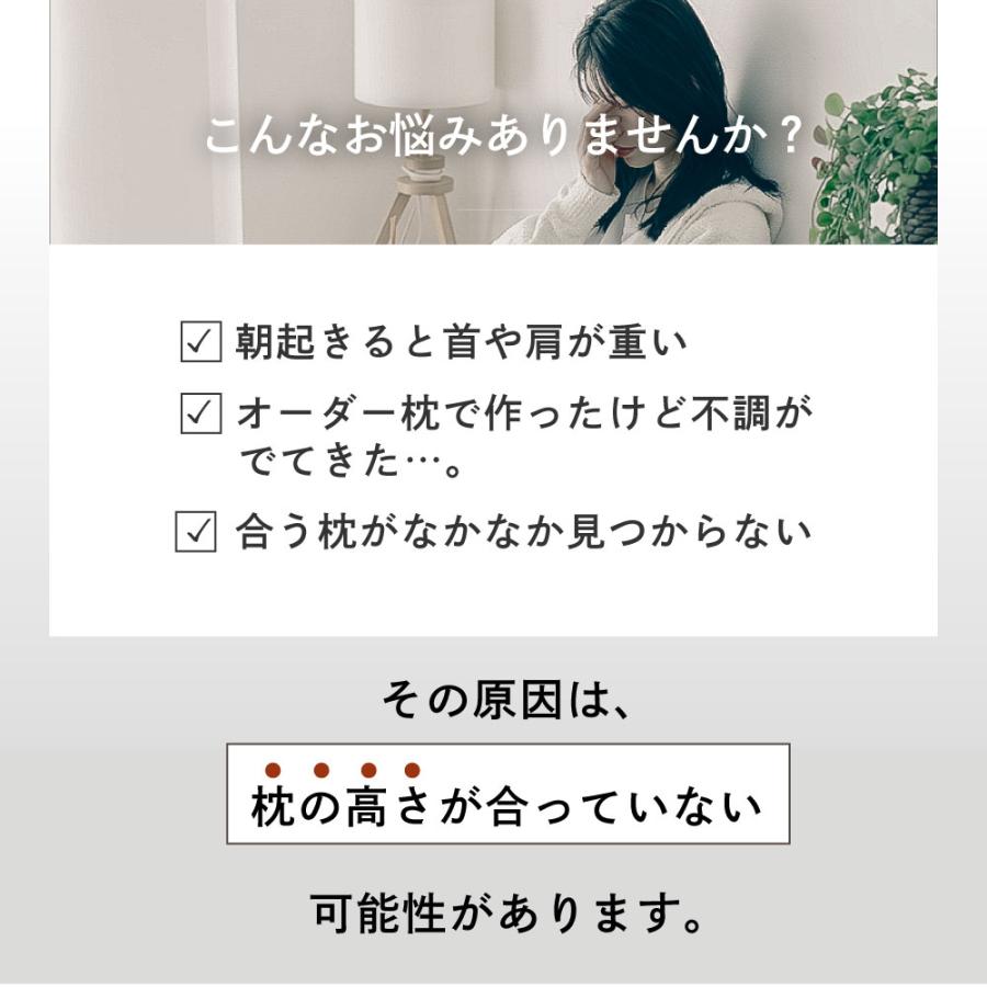 ミナモト枕　高調整可能 セミオーダー枕　桧チップ　枕 高さ調整 首こり 肩こり 横向き 寝返りしやすい まくら 6分割構造 日本製 |  | 03