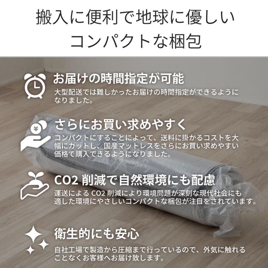 咲夜ハイフィール　高反発ウレタン マットレス 薄型 軽量 3層構造 ダブル  D |  | 16