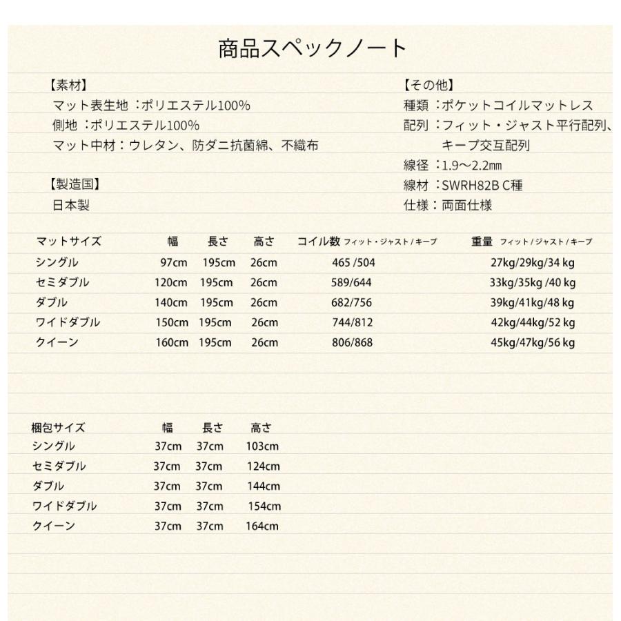 咲夜レアルマットレス 　選べる3種類の寝心地　シングル　厚み26cm　イエロー　オレンジ　日本製　防菌 防臭 防ダニ加工済 |  | 20