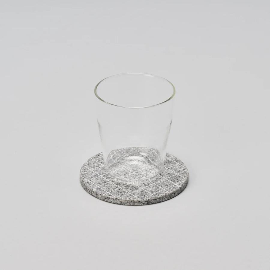 コースター　Coaster   プレート　プランタープレート　 庵治石  AJI PROJECT  CS-COASTER-grid-komame |  | 01