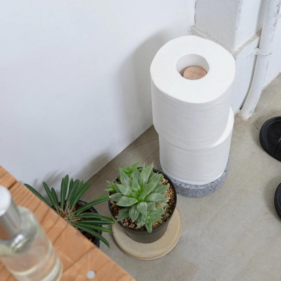 ロールペーパースタンド　roll towel stand　 庵治石  AJI PROJECT　CS-TOWEL STAND / komame |  | 07