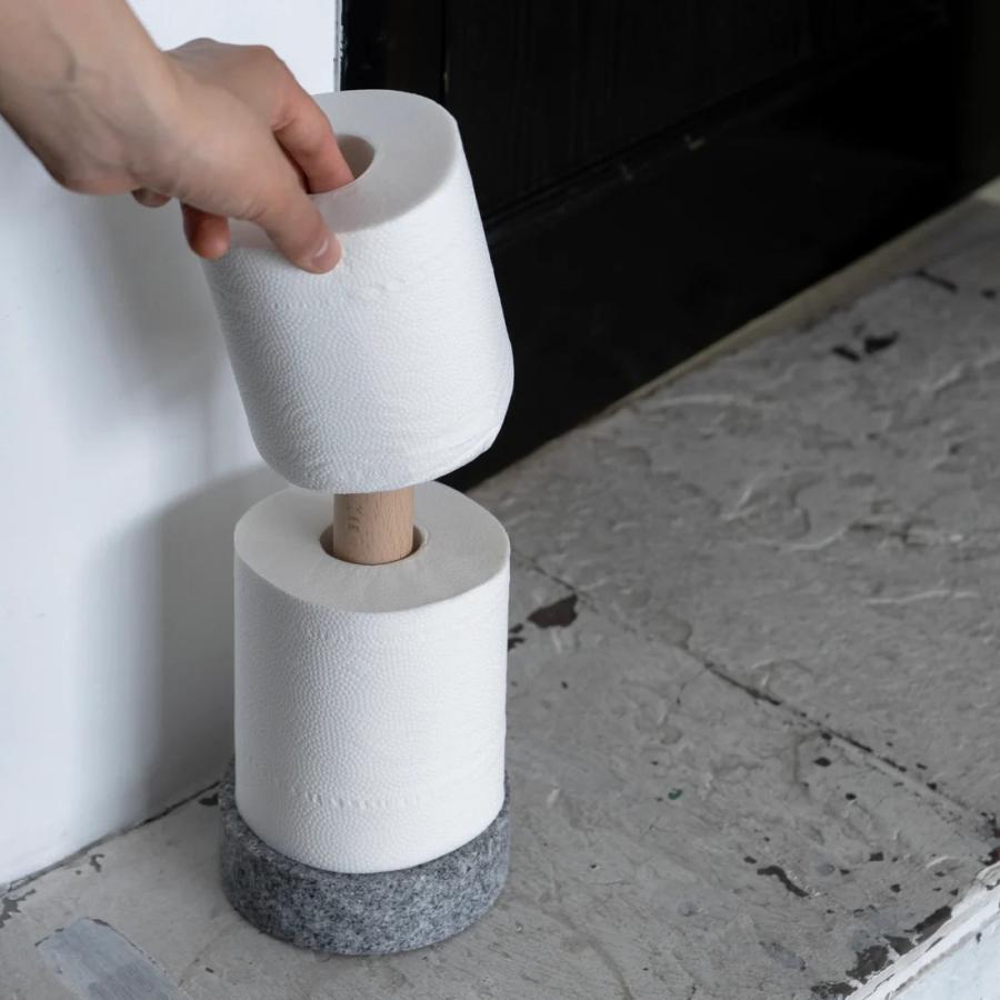 ロールペーパースタンド　roll towel stand　 庵治石  AJI PROJECT　CS-TOWEL STAND / komame |  | 08