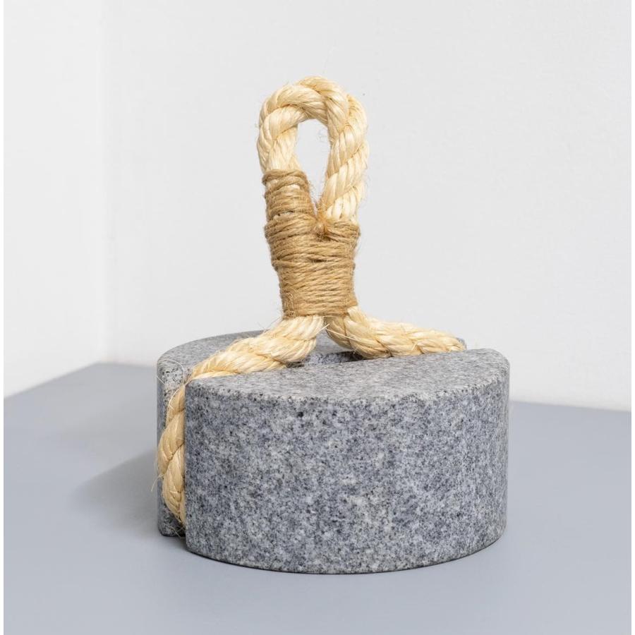 漬物石　ドアストッパー  庵治石  CS-STOPPER/B/komame   AJI PROJECT  POUND | 