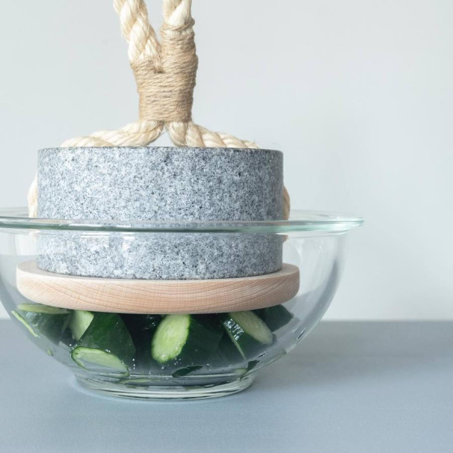 漬物石　ドアストッパー  庵治石  CS-STOPPER/B/komame   AJI PROJECT  POUND |  | 01