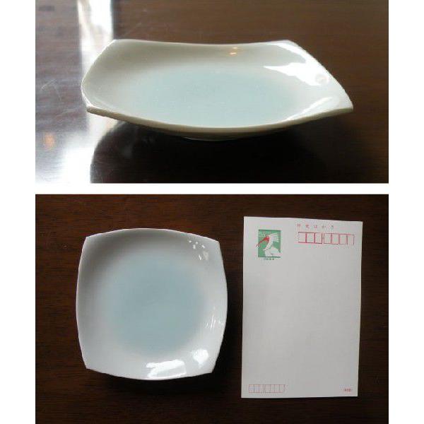 砥部焼　四方皿　特小　皿　白磁　食器皿　陶彩窯　焼き物　陶器 |  | 01