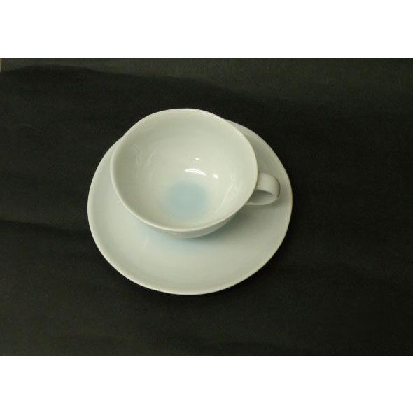 砥部焼　ティーカップ　白磁　陶彩窯　焼き物　陶器 |  | 01