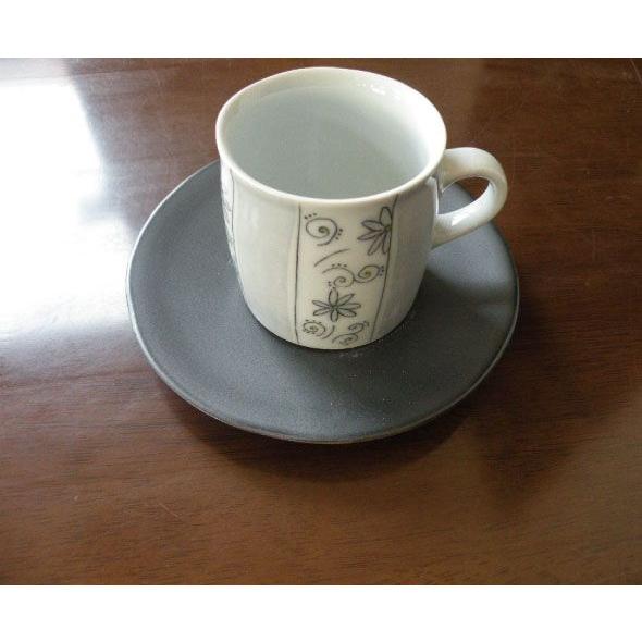 砥部焼　コーヒーカップ＆ソーサー　コーヒーカップ　花切立　焼き物　陶器　陶彩窯 |  | 01