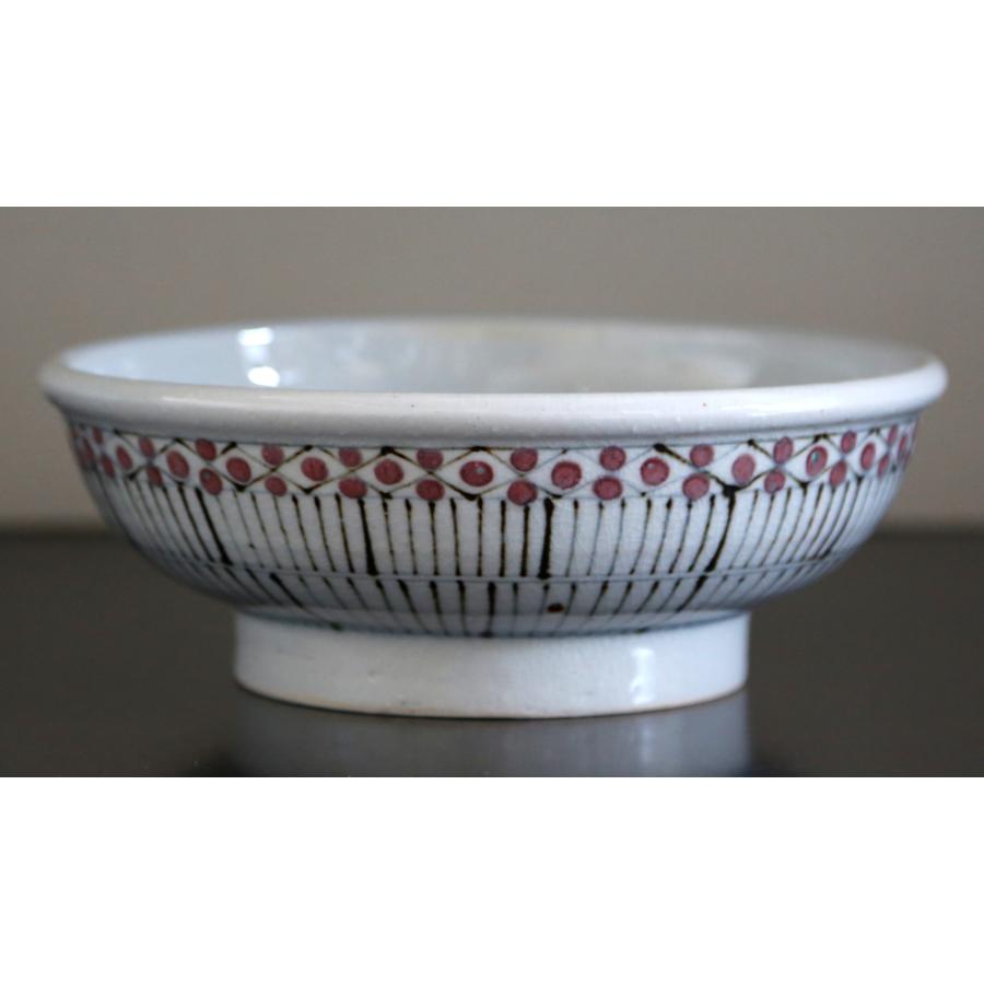 砥部焼  玉縁鉢　花垣文　大　古砥部　陶彩窯　焼き物　陶器 |  | 01