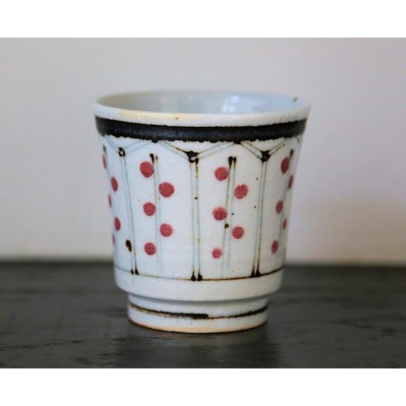 砥部焼　湯のみ　花格子文　古砥部　陶彩窯　焼き物　陶器 |  | 01