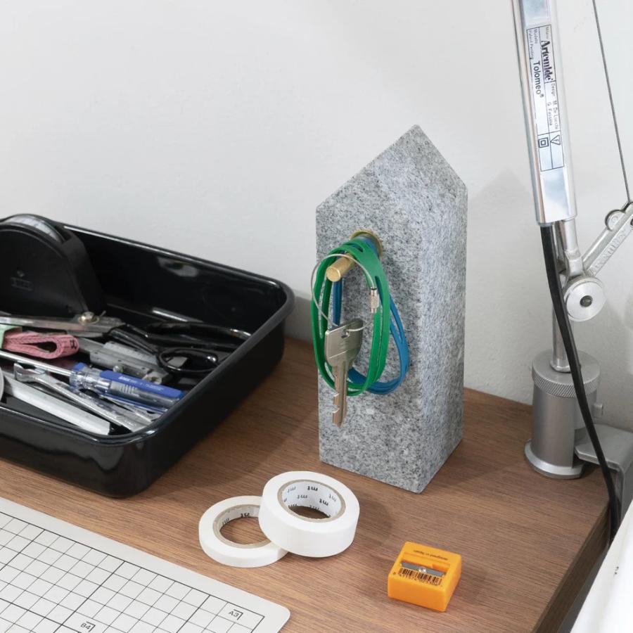 キーフック　key stand  庵治石  AJI PROJECT  OT-KEY HOOK/komame |  | 02