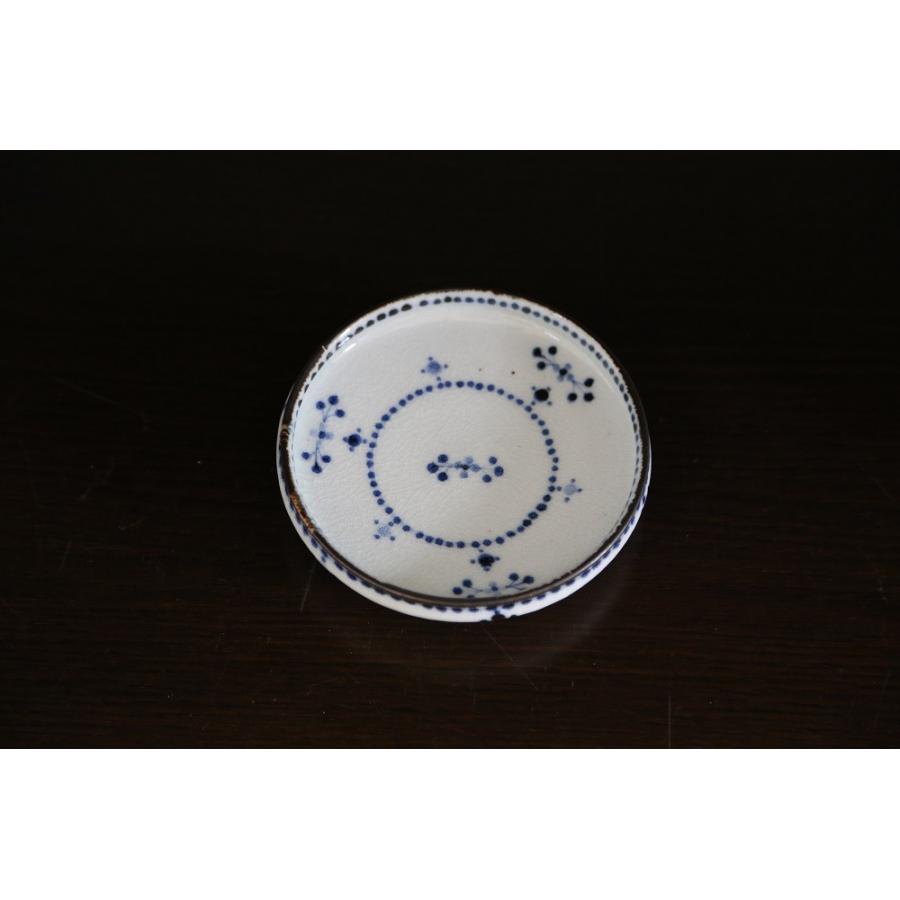 砥部焼　小花文　4寸深皿　ブルー  ピンク　食器皿　 陶彩窯　焼き物　陶器 |  | 01