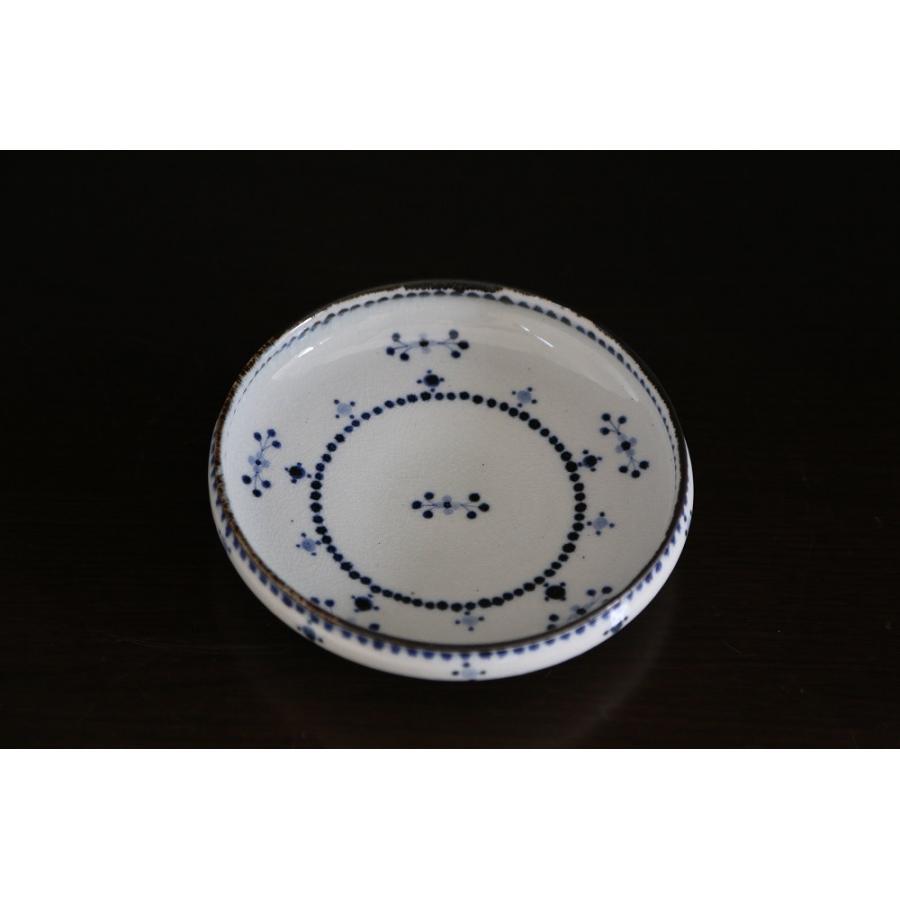 砥部焼　小花文　6寸深皿　ブルー  ピンク　 食器皿　陶彩窯　焼き物　陶器 |  | 01