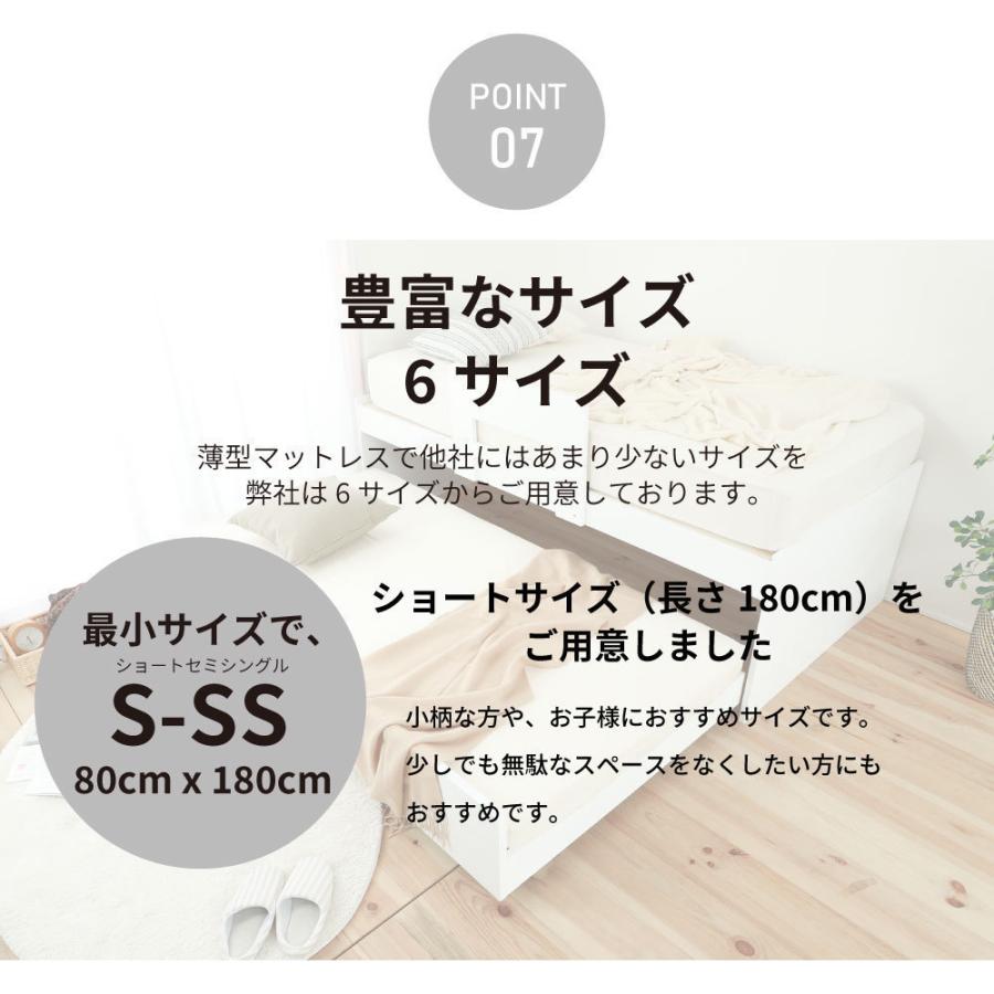 薄型ポケットコイルマットレス　厚み11cm　セミダブル　ロール　マットレス　ポケットコイル  M6089 |  | 12
