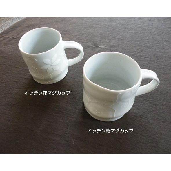 砥部焼　マグカップ　イッチン　花　焼き物　陶器　陶彩窯 |  | 03