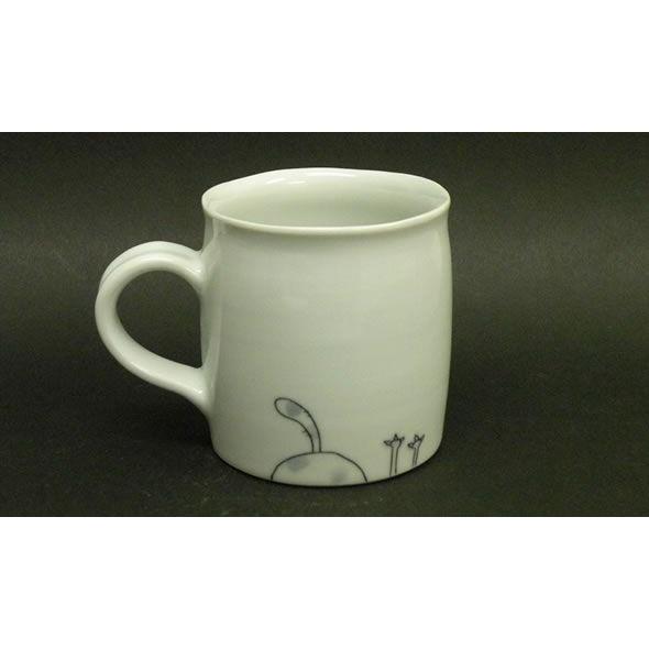 砥部焼　ねこマグカップ 　猫　ネコ　カップ　陶彩窯　焼き物　陶器 |  | 01