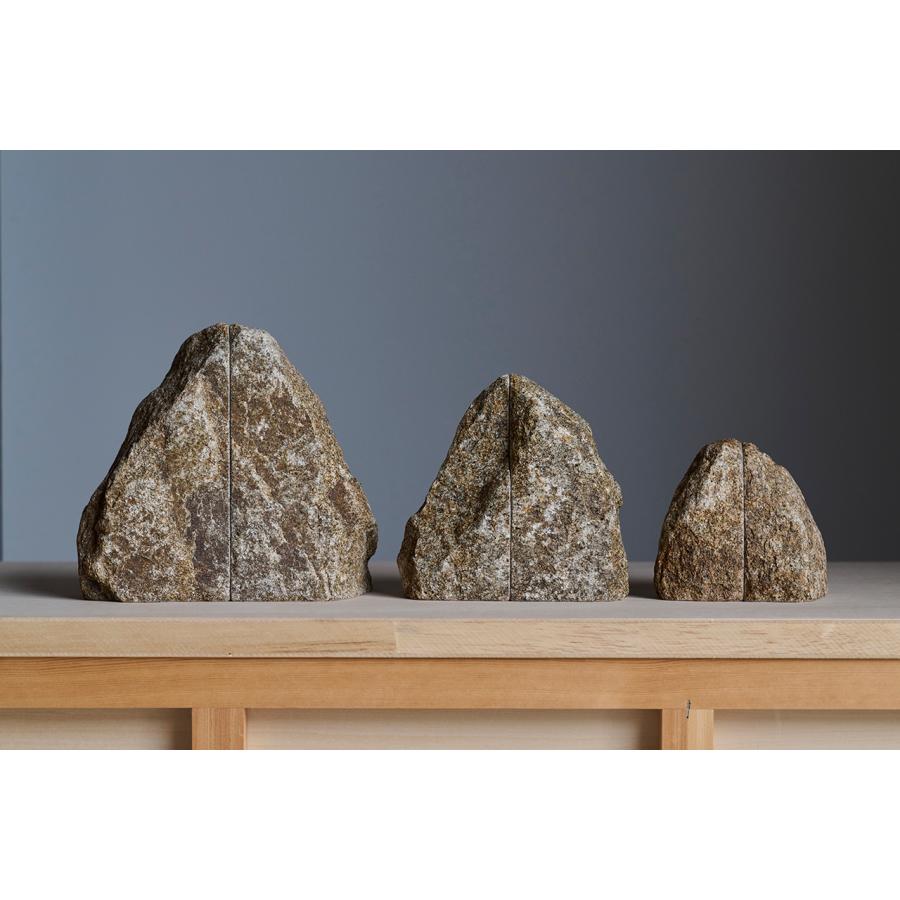 本立て  Bookend  ブックエンド　サビ　Lサイズ　RS - ROCK END / L / sabi　庵治石 　自然　石 AJI PROJECT |  | 03