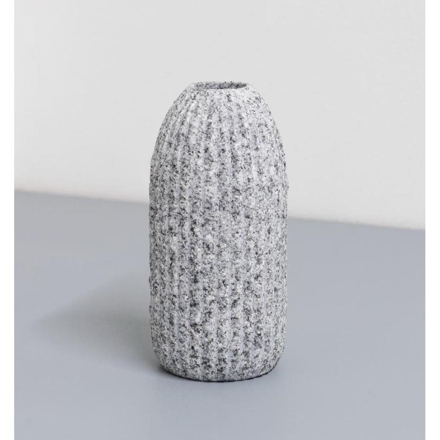 花器　花瓶　flower vase  OT-VASE-sabo-C　庵治石  AJI PROJECT　SABO-5 | 