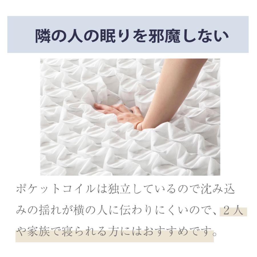 咲夜no wayマットレス 　硬さ2種類　セミダブル　厚み27cm　イエロー　オレンジ　ポケットコイル　日本製　防菌 防臭 防ダニ加工済 |  | 18