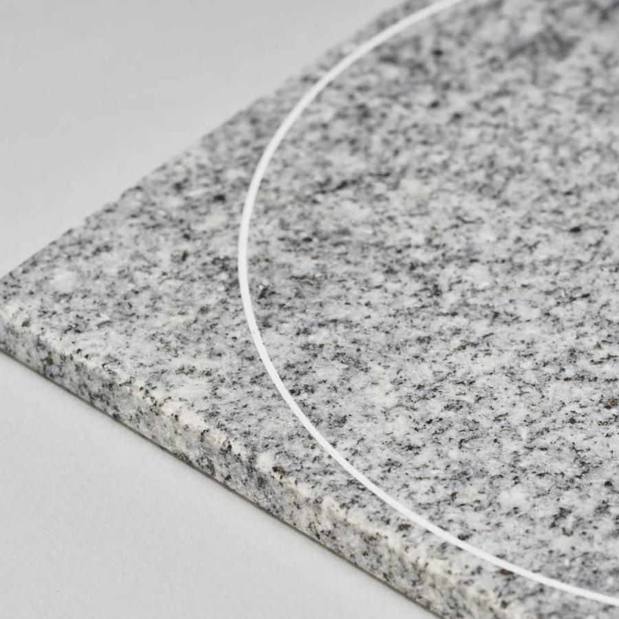 コースター　Coaster   プレート　プランタープレート 正方形　 庵治石  AJI PROJECT  SS-COASTER-circle1-komame |  | 02