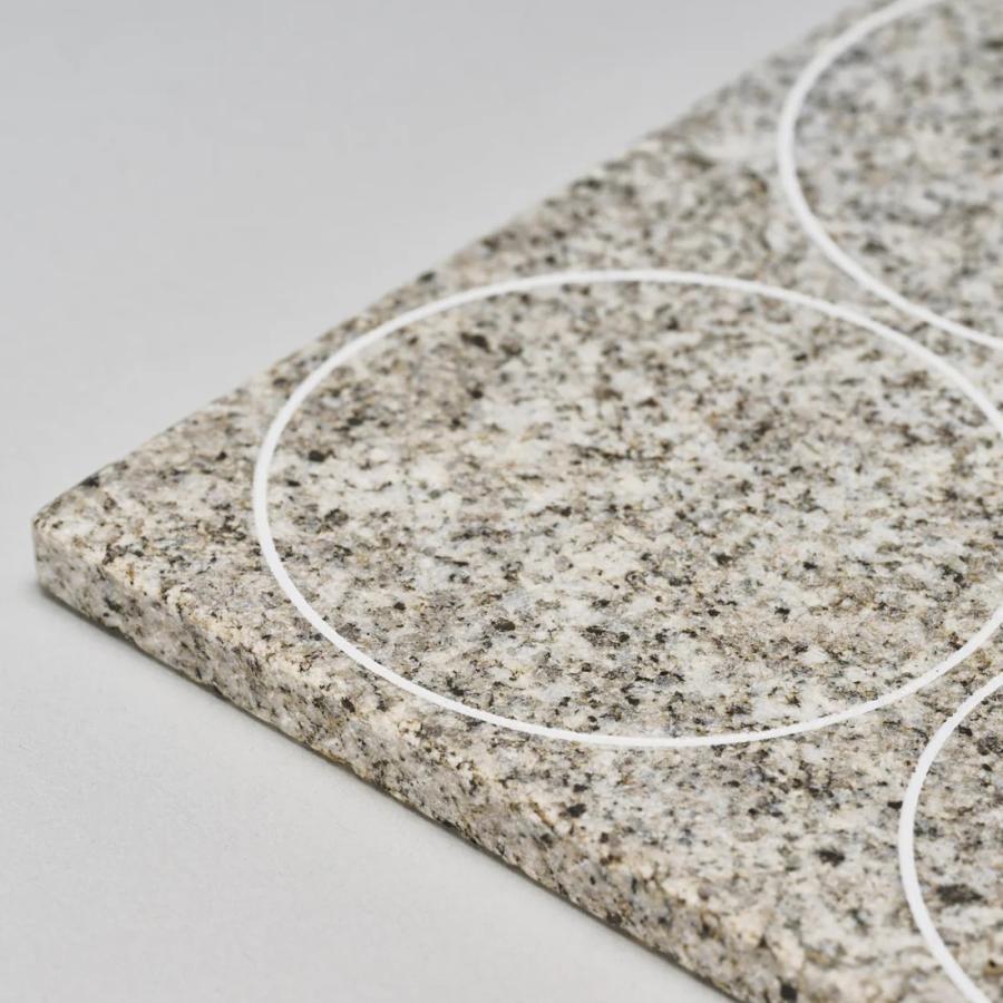 コースター　Coaster   プレート　プランタープレート 正方形　 庵治石  AJI PROJECT  SS-COASTER-circle4-sabi |  | 02