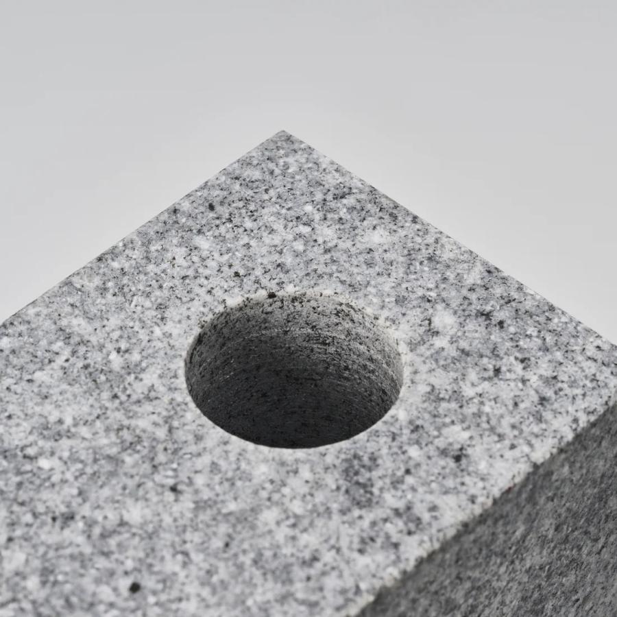 花器　フラワーベース　ディフューザー　flower vase  SS-VASE-B-komame　庵治石  AJI PROJECT　 |  | 03