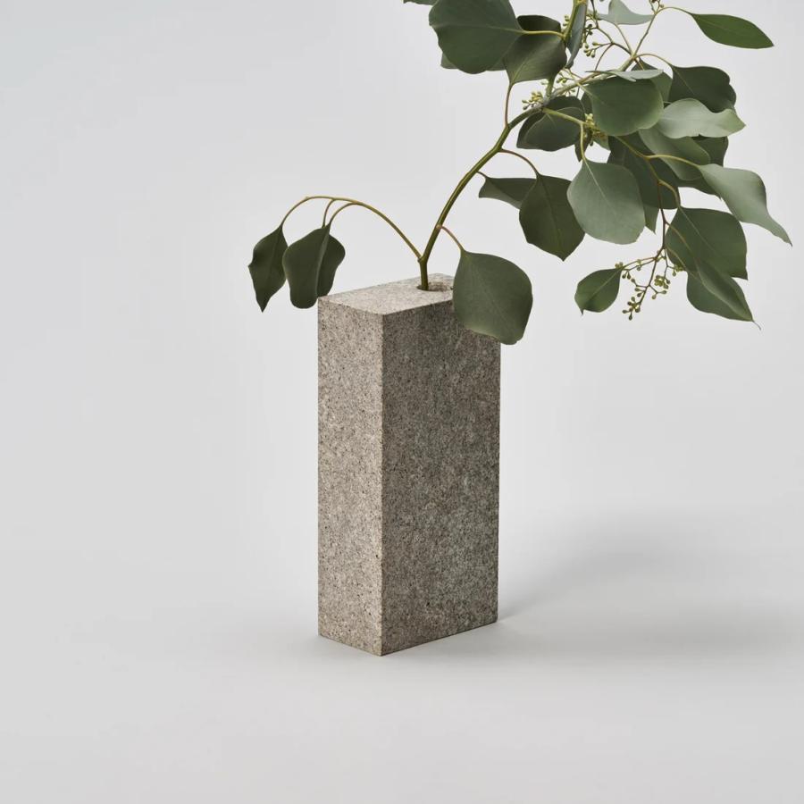 花器　フラワーベース　ディフューザー　flower vase  SS-VASE-B-sabi　庵治石  AJI PROJECT　 |  | 02