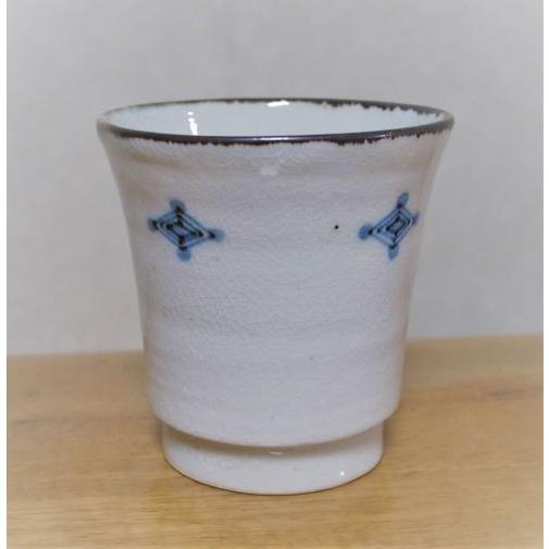 砥部焼　湯のみ　菱文　古砥部　陶彩窯　 焼き物　陶器 | 