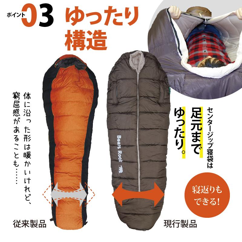 Bears Rock 寝袋 冬用 -34度 マミー型 最強 ふっくらと包み込ま Bears Rock 寝袋 冬用 -34度 マミー型 最強 ふっくらと包み込ま