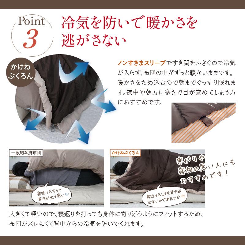 かけねぶくろんリッチプレミア 布団 Bears Rock 肩寒い 寒さ対策 冷え性 暖房費節約 寝相 ふとん 寒冷地 あたたかい 光熱費 寝冷え 冬用 LX-323H-K |  | 07