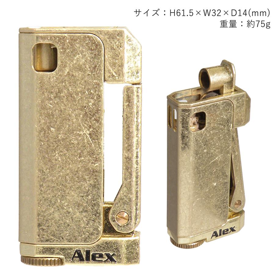 ペンギンライター オイルライター ブラスバレル アレックス 5 ALEX V