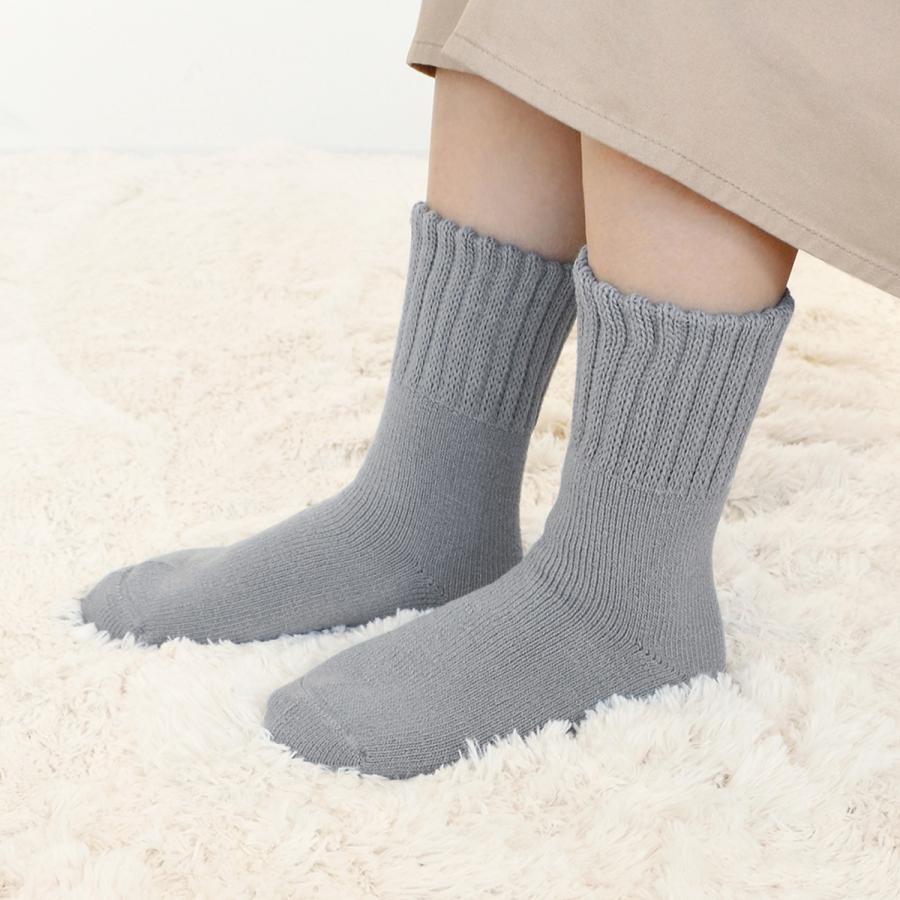 三笠（mikasa） 極暖 まるで毛布な裏起毛ソックス 3色組 1274230