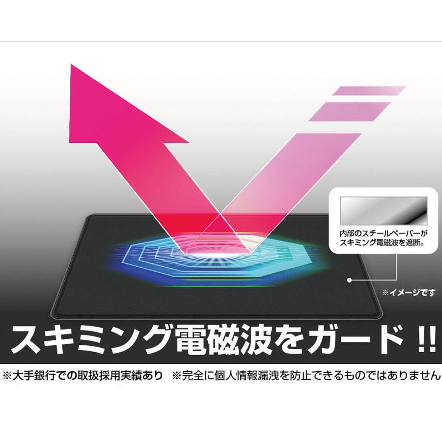 目隠しあり/スキミング防止/抗菌/同色4枚】マイナンバーカードケース 4