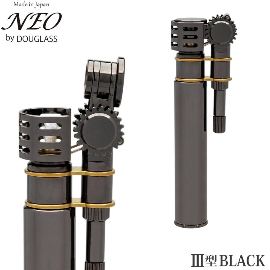 ブラック ネオ】オイルライター ダグラス ネオ 3型 DOUGLASS NEO BLACK 