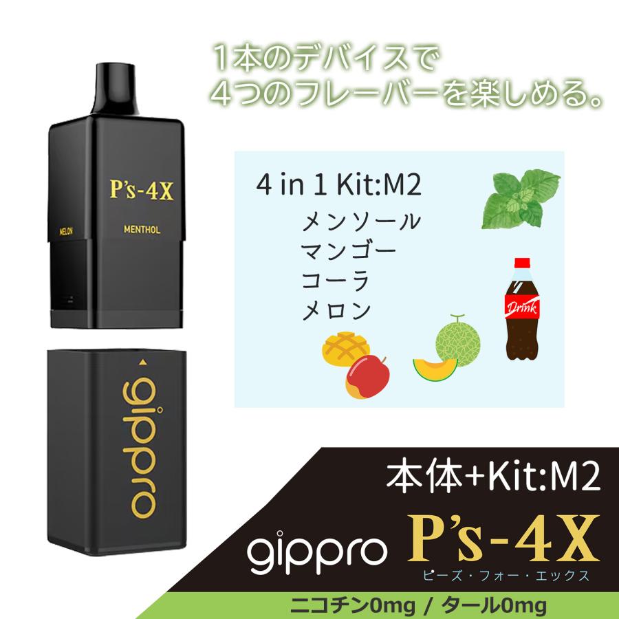 本体＋Kit:M2]gippro P's-4X 4 in 1キットピーズ・フォー・エックス