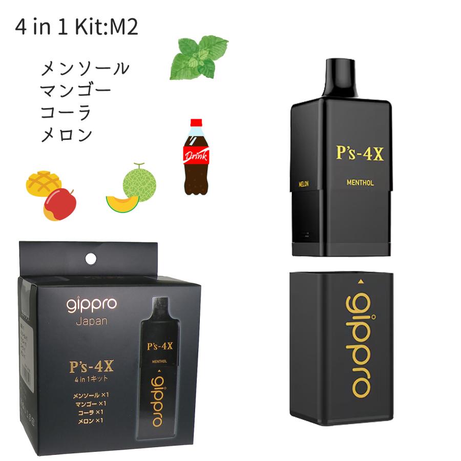 Bibiy. ROSIEPEPURAMUTOP 新品未使用 本体＋Kit:M2]gippro P's-4X 4 in 1キットピーズ・フォー