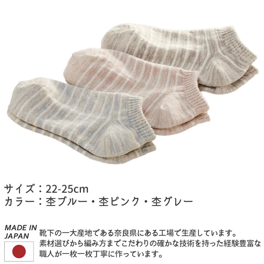 三笠（mikasa） 【3足組】スニーカーソックス 3色組 2166930 シルクの