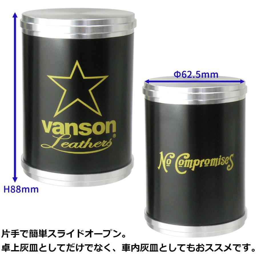 ペンギンライター 卓上灰皿 車内灰皿 vanson アッシュシリンダー