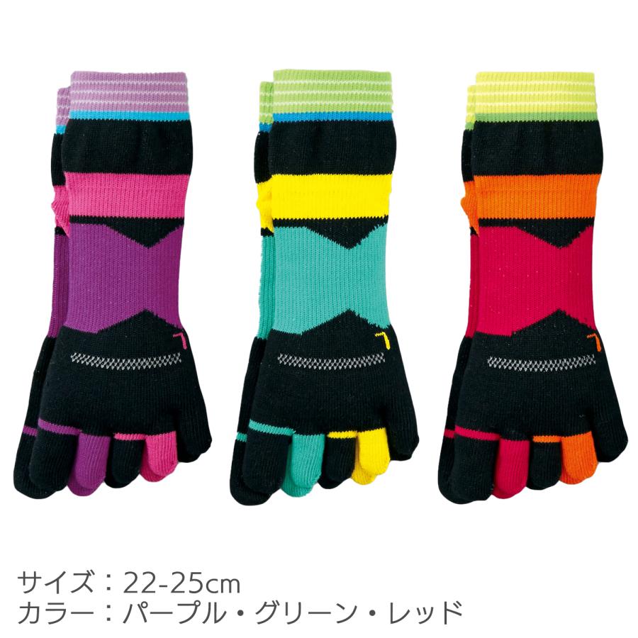 三笠 5本指ソックス ウォーキングッド! 3色組 2213630 メッシュ 三笠 5本指ソックス ウォーキングッド! 3色組 2213630 メッシュ
