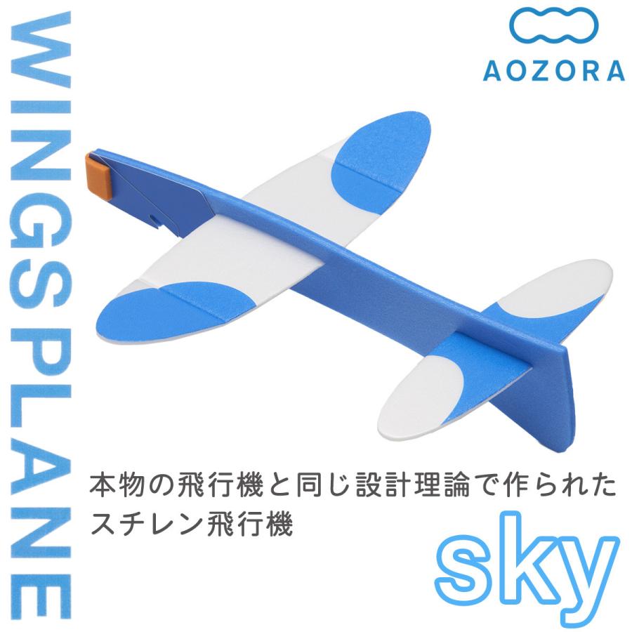 AOZORA あおぞら 飛行機 工作キット スチレン飛行機 ウイングス