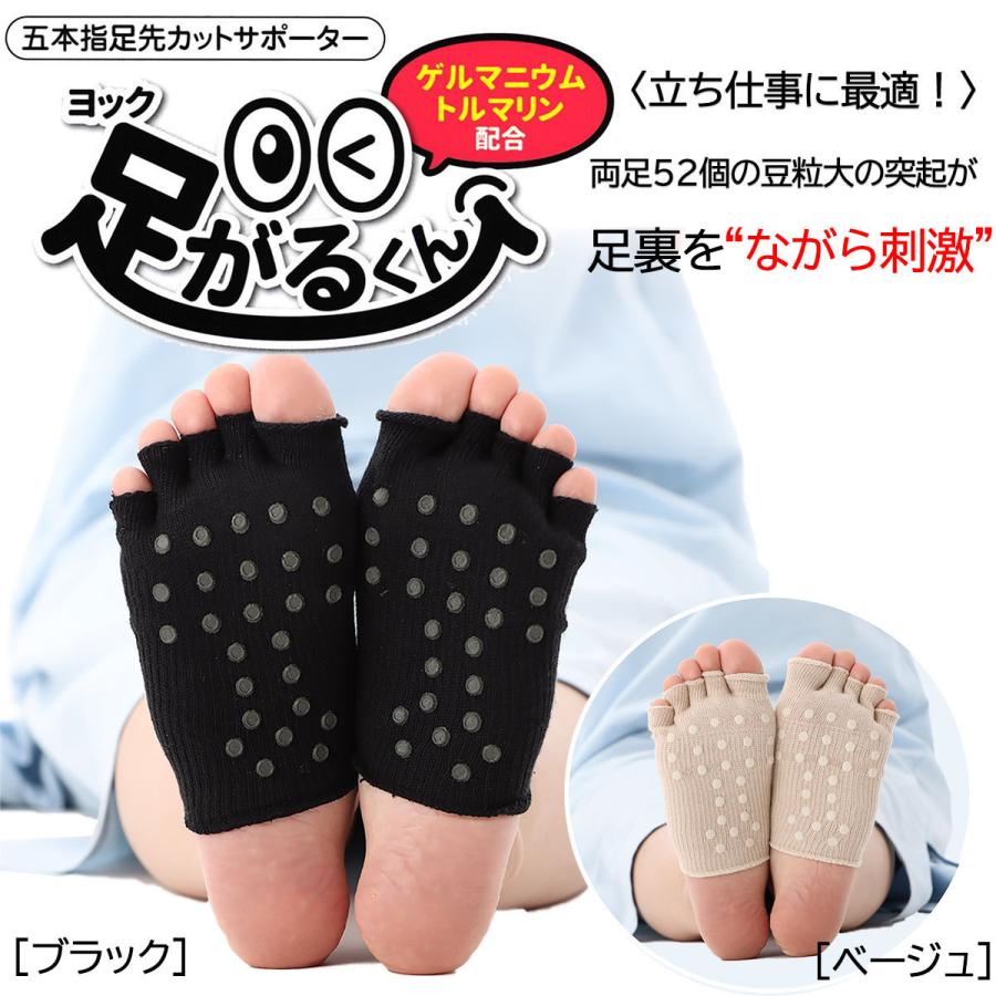 ヨック 足がるくん 足かるくん 五本指足先カットサポーター サポーター 5本指 足裏刺激 ソックス 靴下 むくみ対策 運動 ヨガ ウォーキング 日本製 Yokk01p Kurazo よろずや くら蔵 通販 Yahoo ショッピング