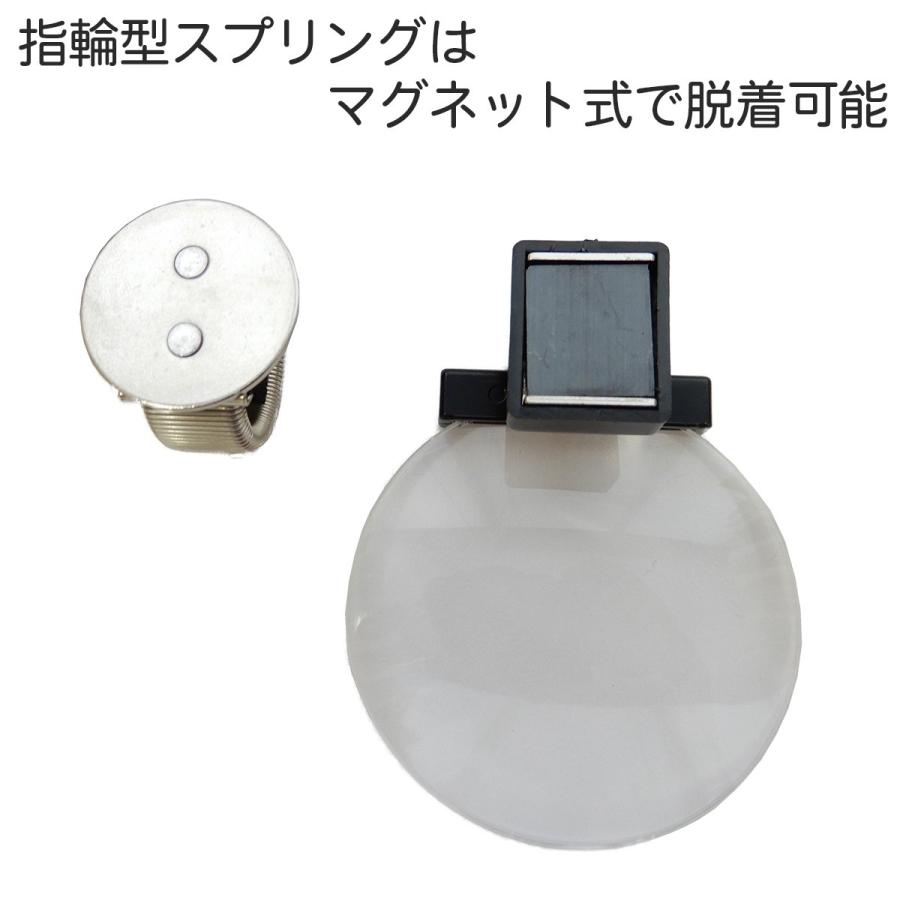 指につける 拡大鏡 3倍 フチなしレンズ レンズ径55ｍｍ 指先 ルーペ 手元 明るく Ledライト付 精密部品 鑑定 手芸 園芸 魚釣り Yubisakiset01 Kurazo よろずや くら蔵 通販 Yahoo ショッピング