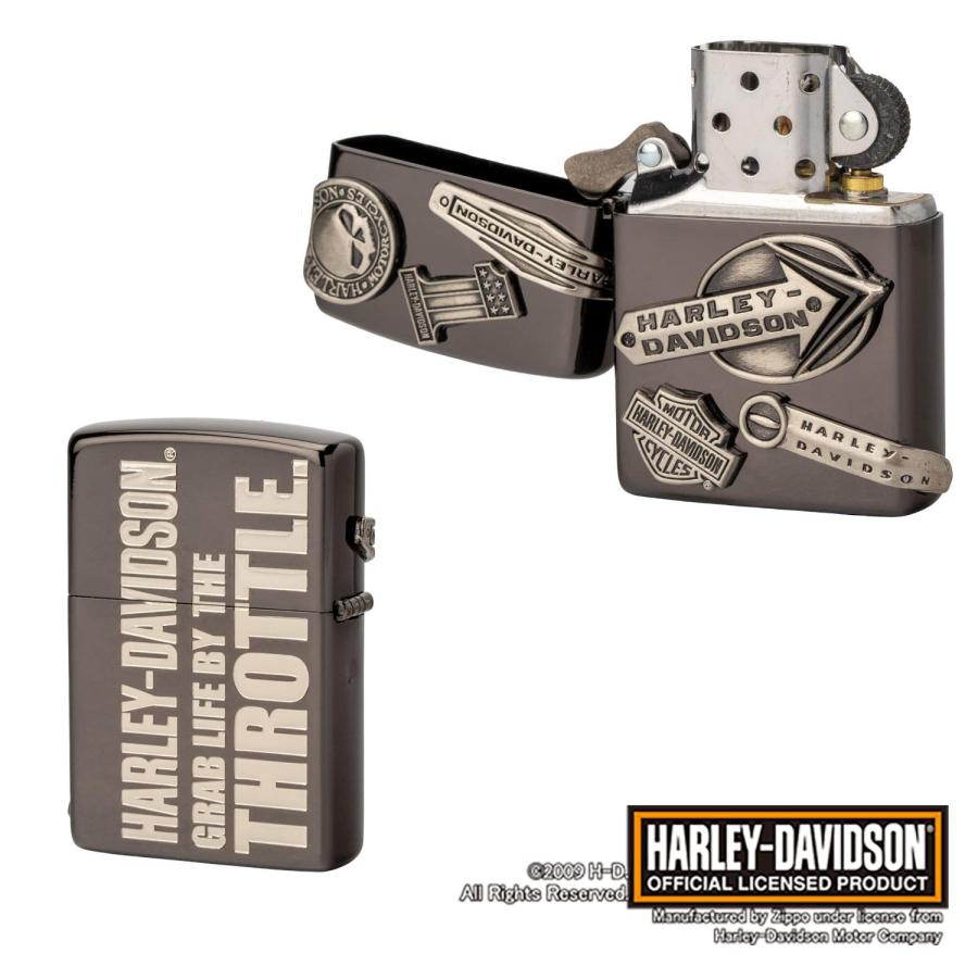 日本限定 正規品 ZIPPO HARLEY-DAVIDSON HDP-62 メイクメタル ジッポー ジッポ ライター Zippo ハーレーダビッドソン ハーレー オイルライター ライター 白頭鷲の画像