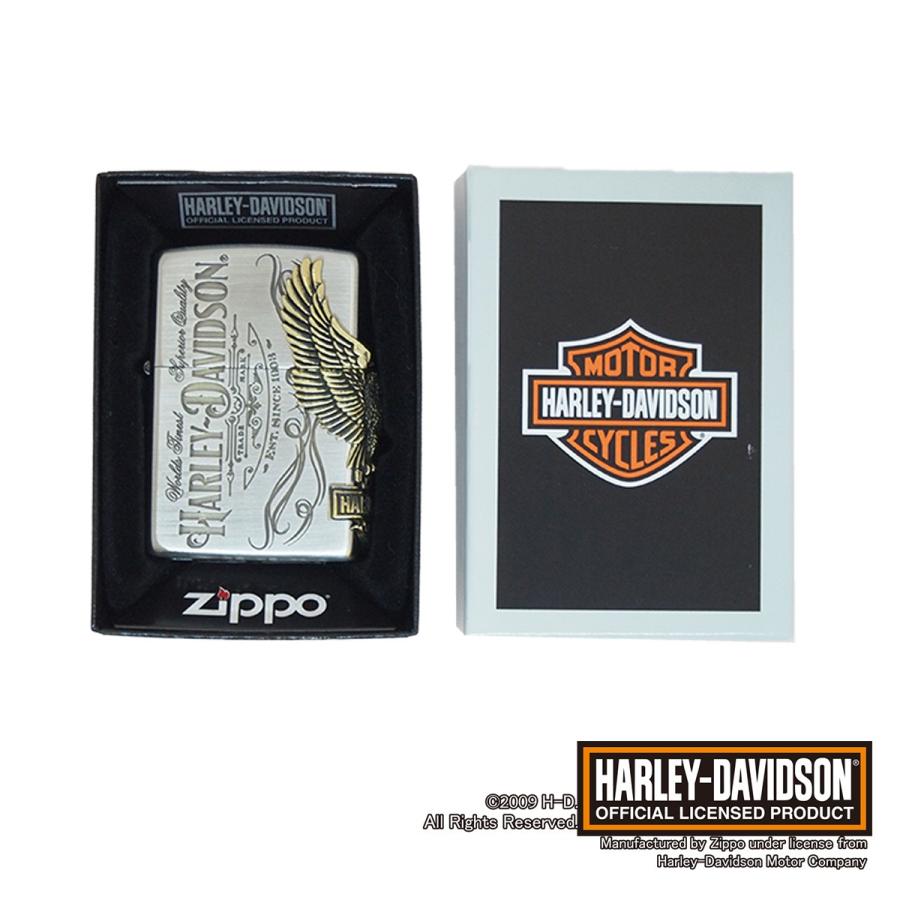 ZIPPO HARLEY-DAVIDSON HDP-75 サイドメタル‐ジッポ ジッポライター ハーレーダビッドソン オイルライター 両面加工 日本限定 正規品｜kurazo｜02