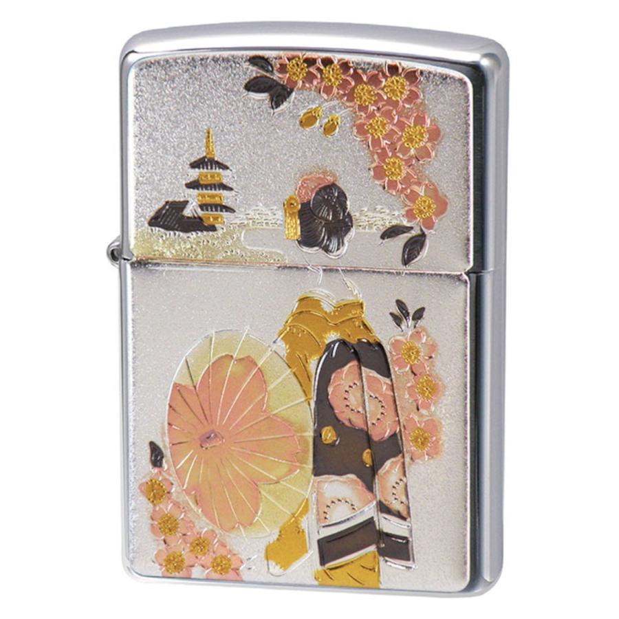 ZIPPO（ジッポー） 電鋳板 舞妓 ライター ジッポ オイルライター