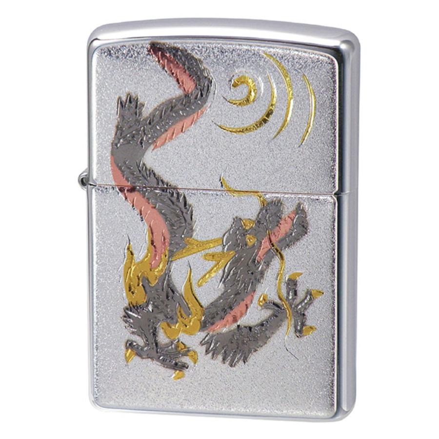 ZIPPO（ジッポー） 電鋳板 龍 竜 ドラゴン ライター ジッポ オイル 