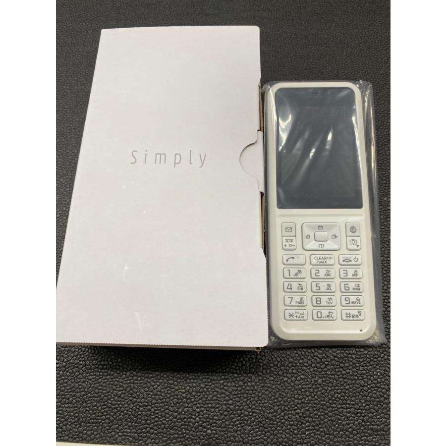 新品未使用☆ワイモバイル SIMロック解除済み Simply 603SI ホワイト 4GLTEガラケー 携帯電話 SIMフリー｜kurazou-store