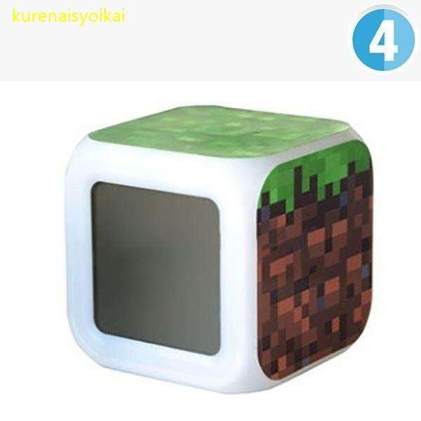 激安通販の Minecraft Minecraft クリーパー ｔｎｔ Steve 目覚ましライト 大音量 デジタル クロック アラーム 多色ムード マインクラフト グッズ 目覚まし ライト Cisama Sc Gov Br