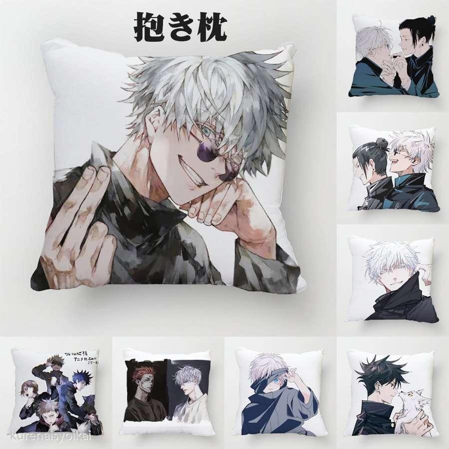 呪術廻戦 背当てクッション スクエア抱き枕 45 45cm 人気キャラ虎杖悠仁 伏黒恵 五条悟 夏油傑絵柄 柔らかい肌触り 癒し 誕生日 プレゼント ギフト uag 紅商会 通販 Yahoo ショッピング