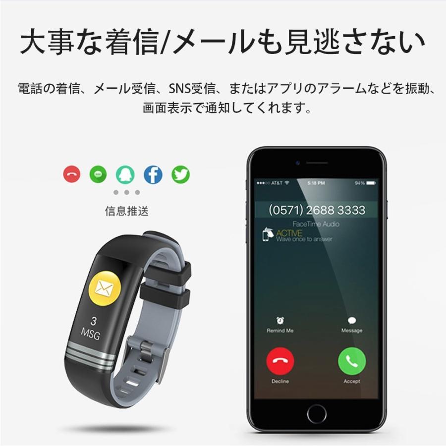 スマートウォッチ 血圧計測 電話lineメール着信通知 生活防水 Iphone Android対応 スマートブレスレット 歩数計心拍数 281sh Kuri Store 通販 Yahoo ショッピング