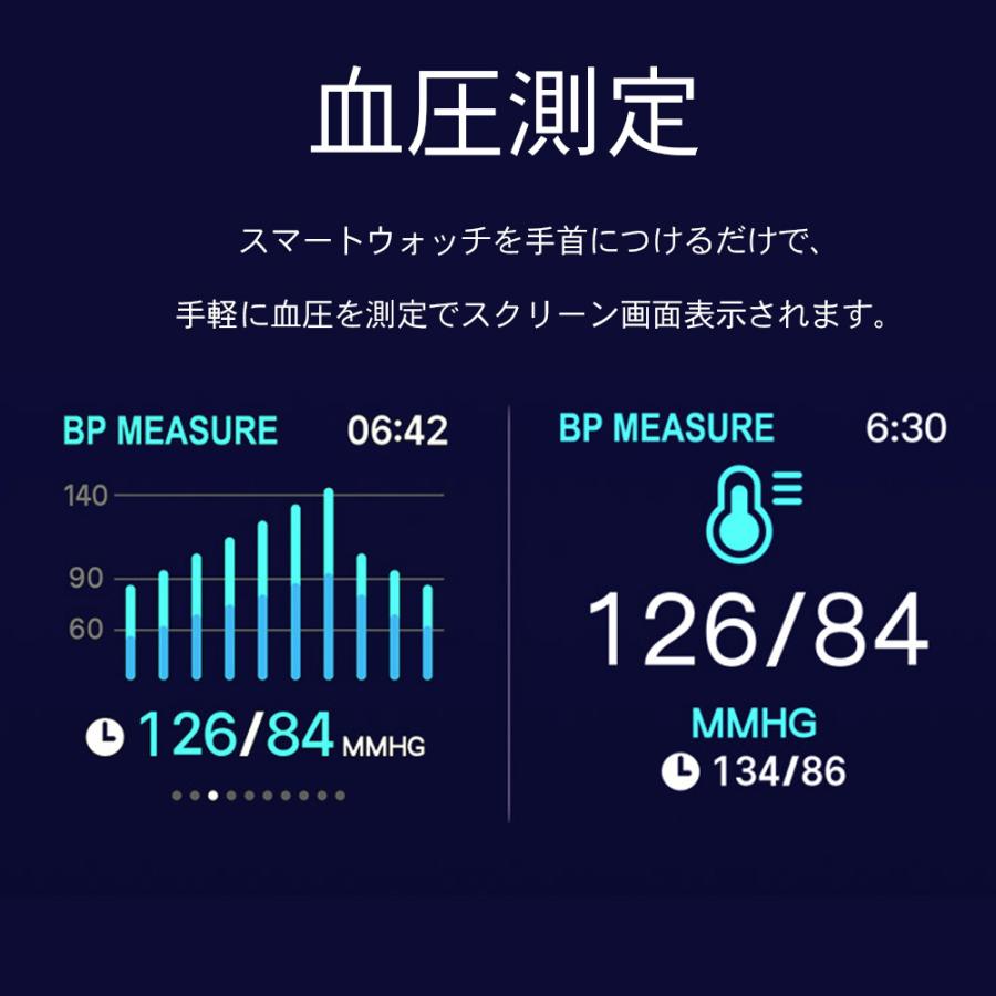 スマートウォッチ 血圧血中酸素計測 音楽 生活防水 Iphone Android対応 日本語 スマートブレスレット 歩数計心拍数 2sh Kuri Store 通販 Yahoo ショッピング